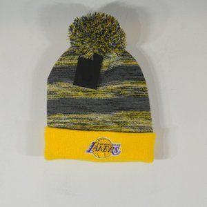 NBA Team Headwear Los Angeles Laker's New Winter Knit Beanie Hat OSFA NWT